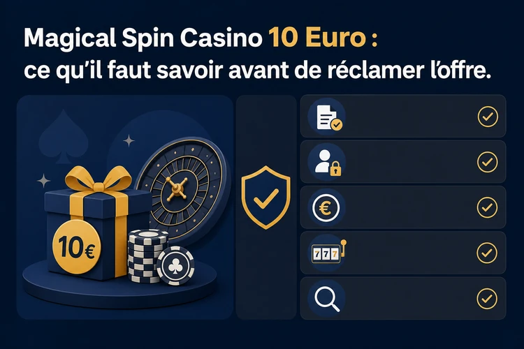 Magical Spin Casino 10 Euro: ce qu'il faut savoir avant de réclamer l'offre