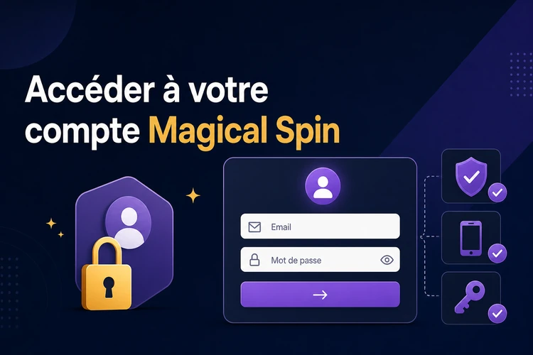 Accéder à votre compte Magical Spin