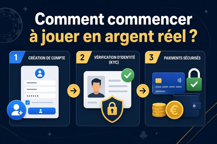 Comment commencer à jouer en argent réel?